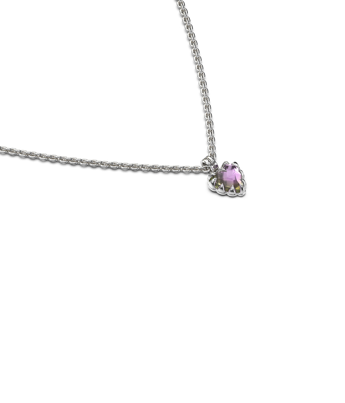 STOLEN - MINI LOVE CLAW NECKLACE - MYSTIC QUARTZ