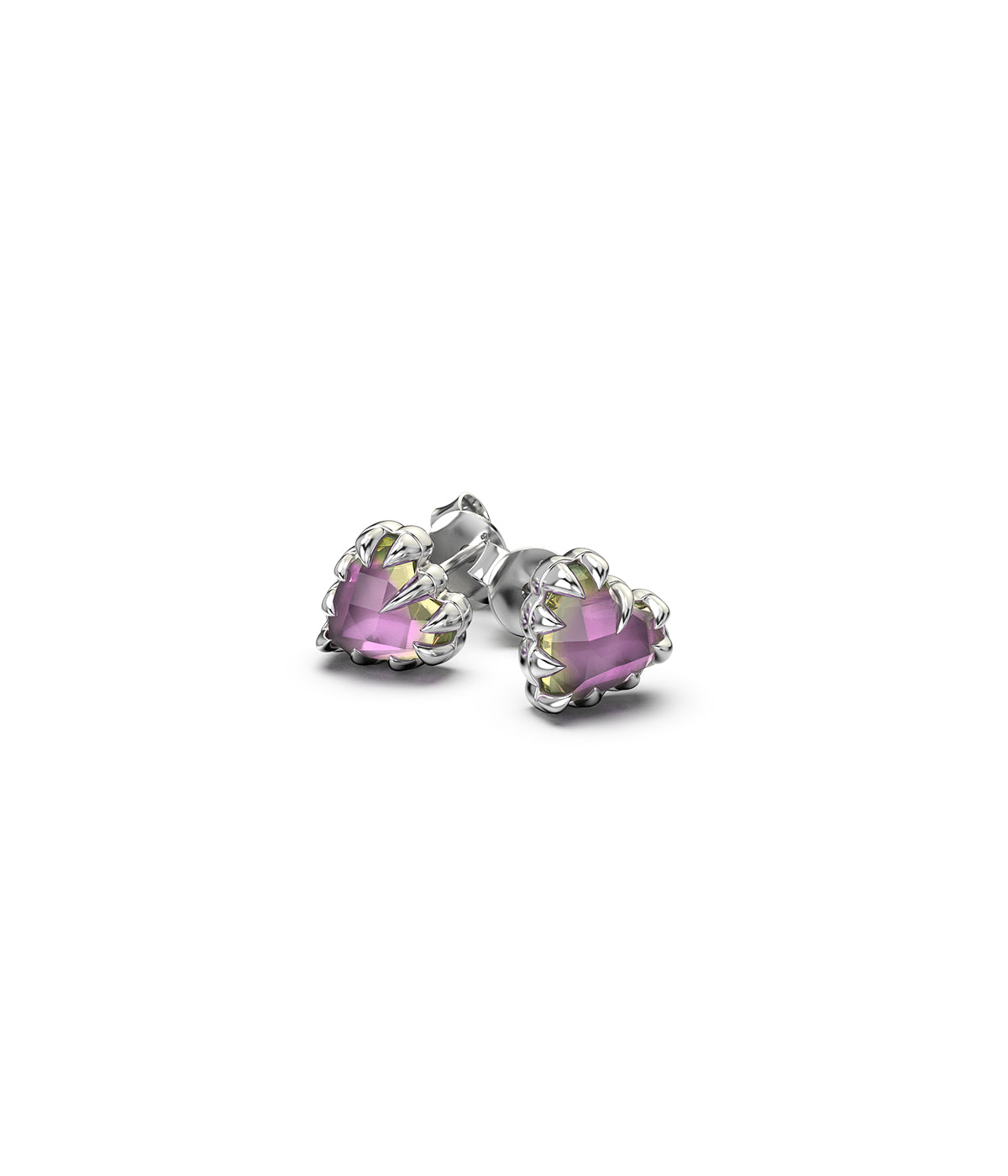 STOLEN - LOVE CLAW EARRINGS - MYSTIC QUARTZ
