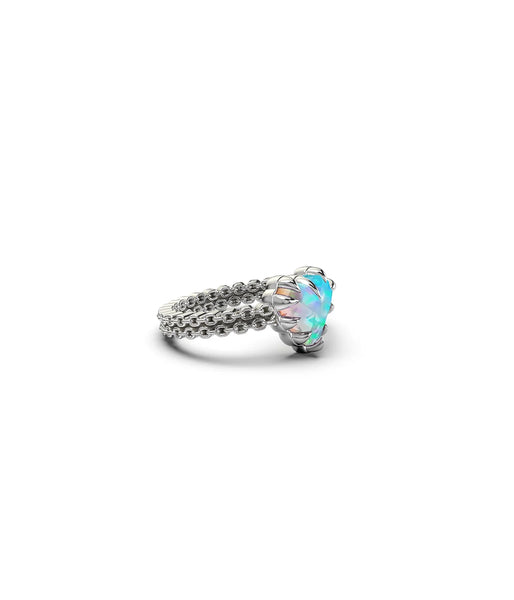 STOLEN - MINI LOVE CLAW RING - BELLO OPAL
