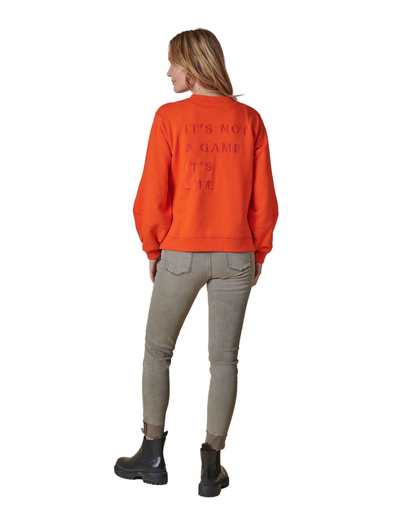 ZHRILL - MAREEN GAME SWEATSHIRT - TANGO