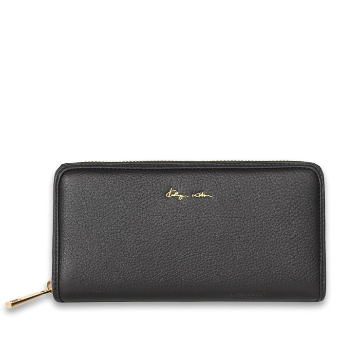 KATHRYN WILSON - ALEX WALLET BLACK PEBBLE