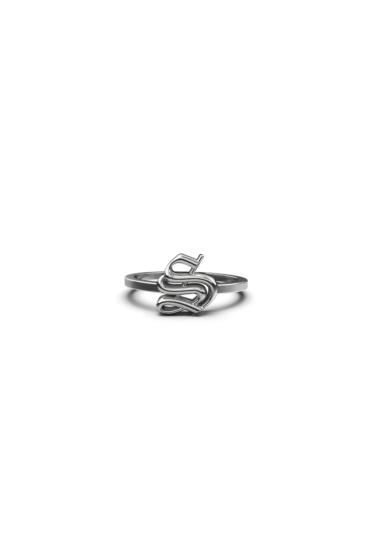 STOLEN - OLD ENGLISH RING - SILVER