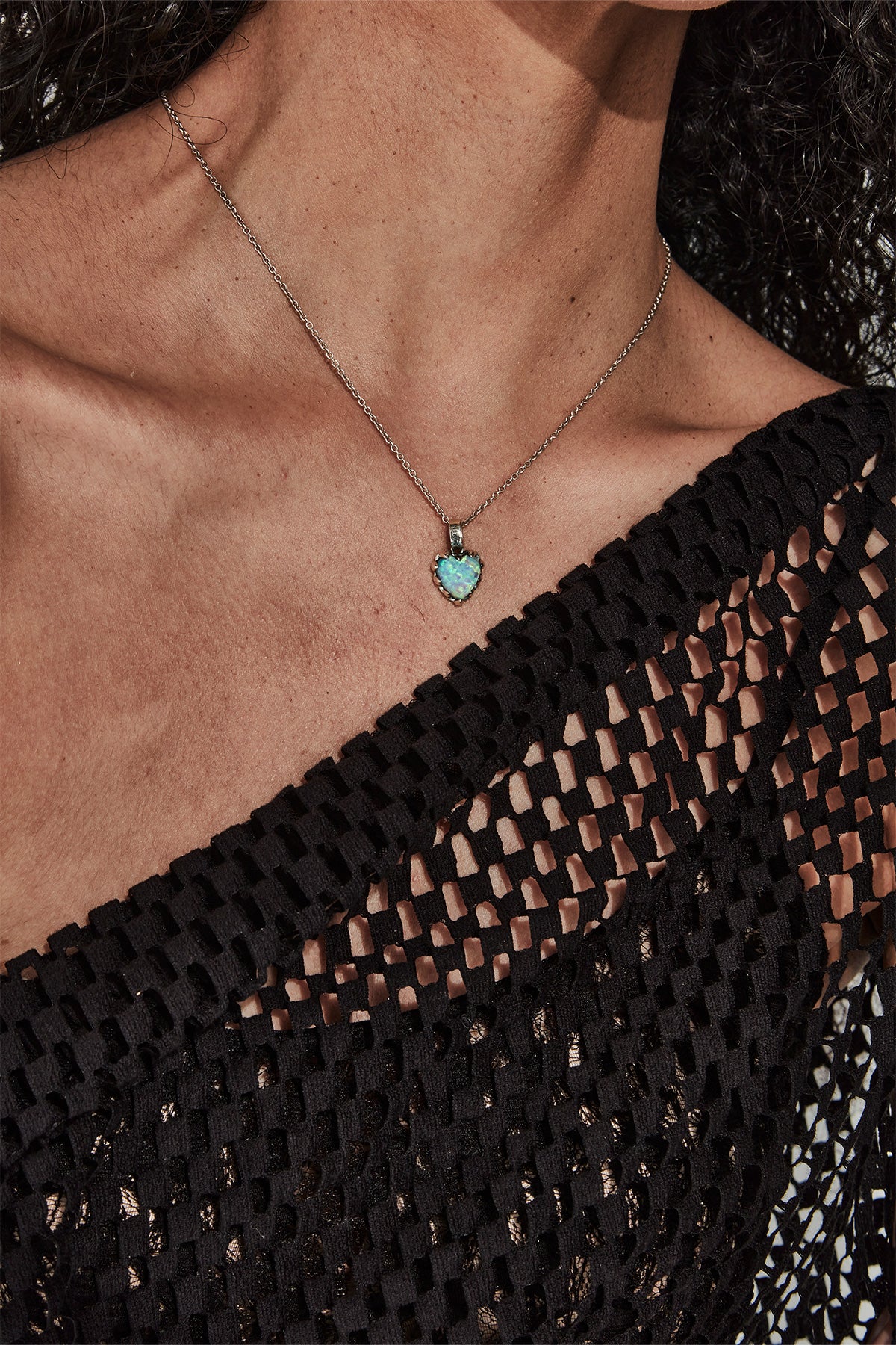STOLEN - LOVE CLAW NECKLACE - OPAL