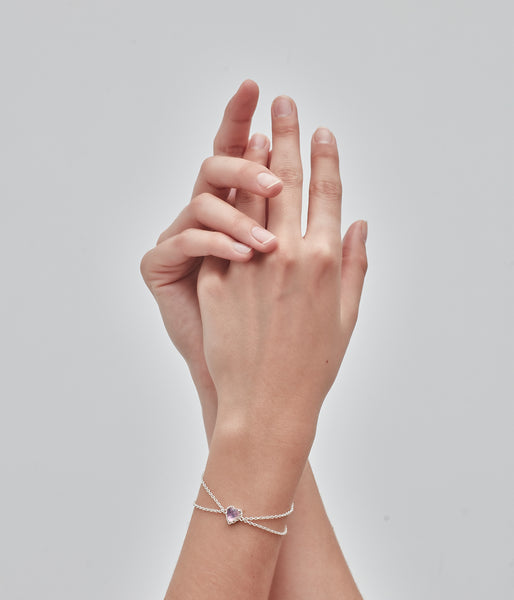 STOLEN - LOVE CLAW BRACELET - MYSTIC QUARTZ