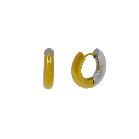 OTHER THINGS - PARIS EARRINGS - GOLD/SILVER - LARGE #33