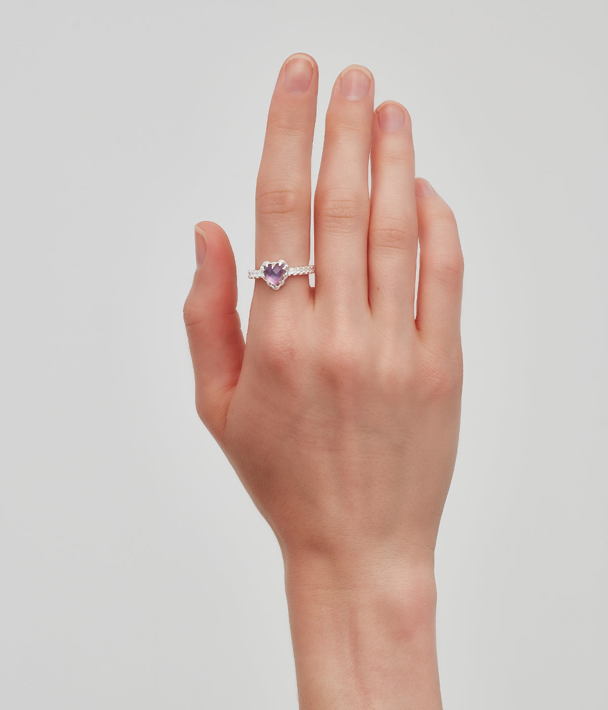 STOLEN - MINI LOVE CLAW RING - MYSTIC QUARTZ