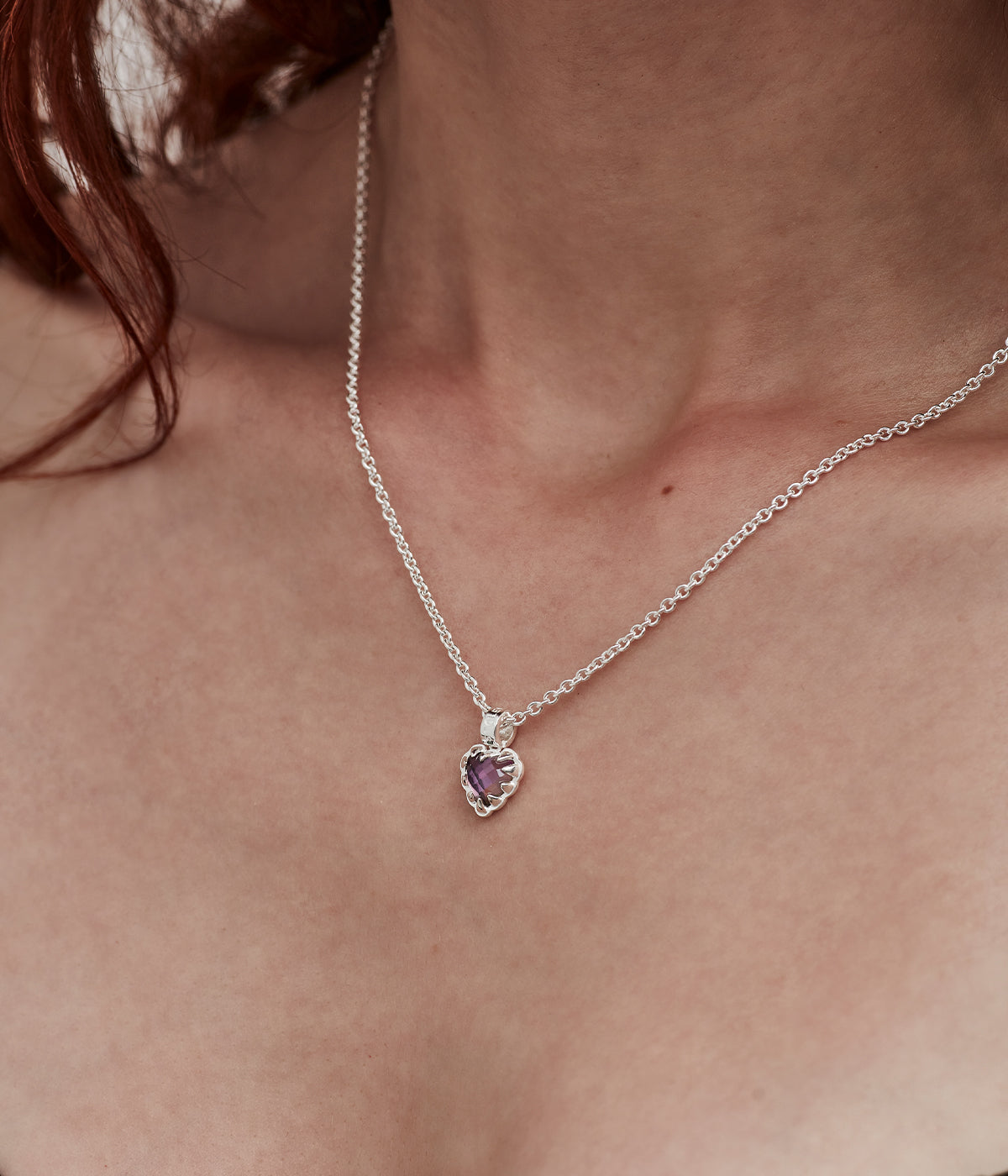 STOLEN - MINI LOVE CLAW NECKLACE - MYSTIC QUARTZ