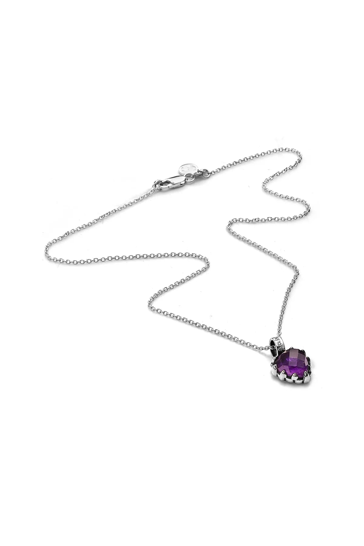 Stolen LOVE CLAW NECKLACE - AMETHYST