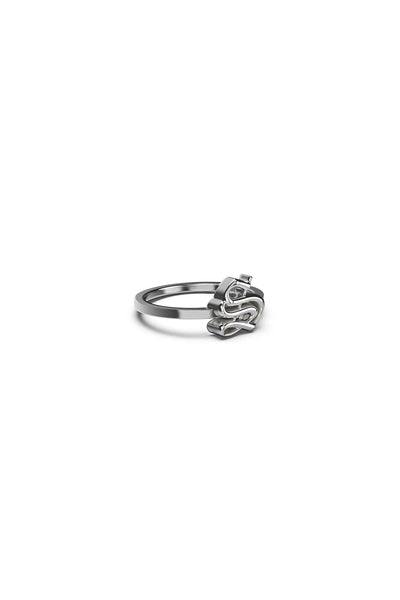 STOLEN - OLD ENGLISH RING - SILVER