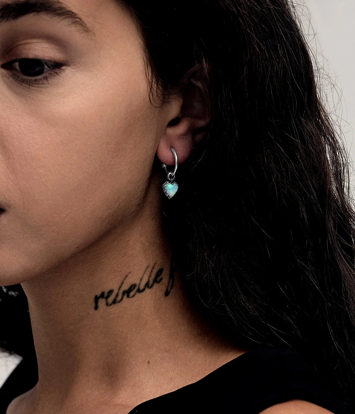 STOLEN - LOVE ANCHOR EARRINGS - BELLO OPAL