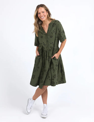 ELM  BRAMBLE DRESS - CLOVER