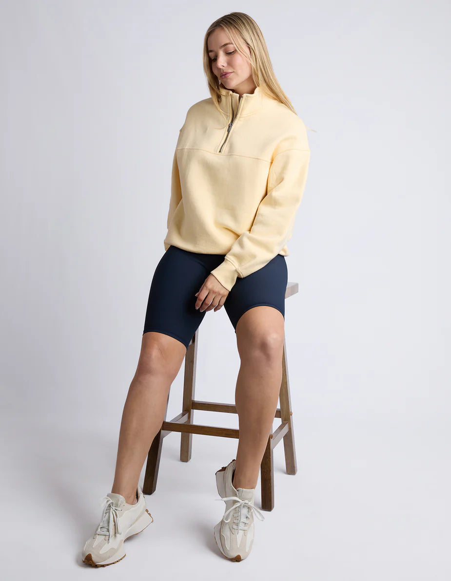 Foxwood - COLLEGE ZIP CREW - LEMON