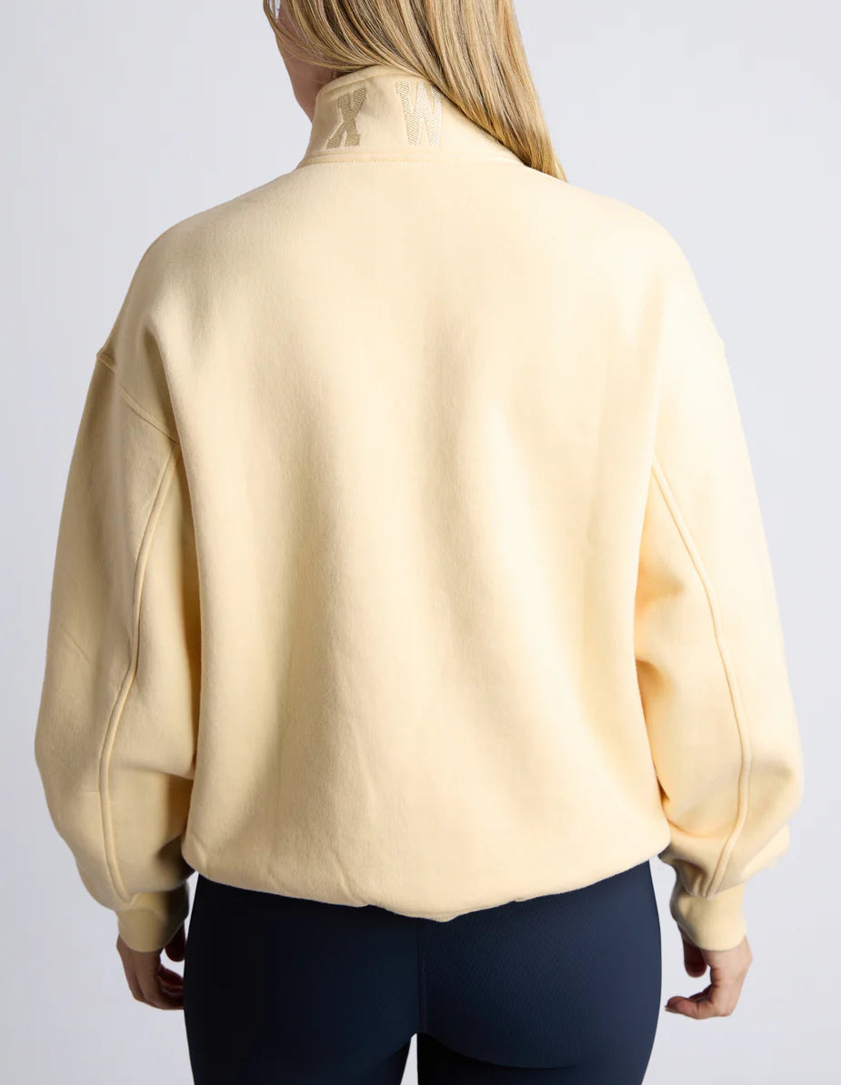 Foxwood - COLLEGE ZIP CREW - LEMON