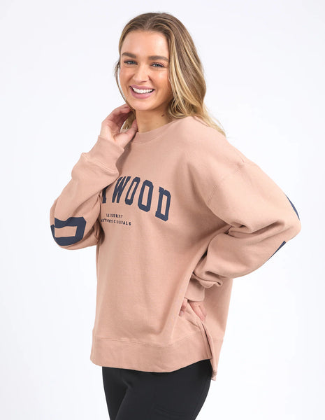 Foxwood - Interval Crew - TAN w NAVY