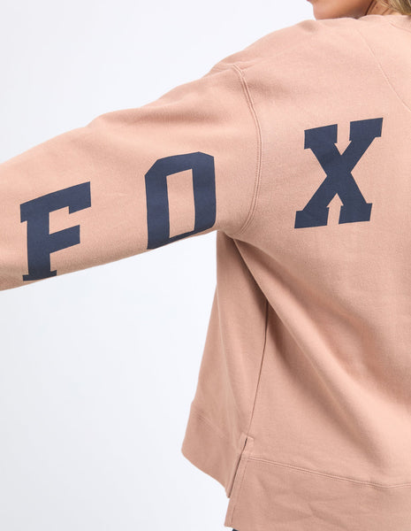 Foxwood - Interval Crew - TAN w NAVY