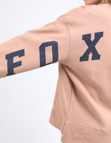 Foxwood - Interval Crew - TAN w NAVY