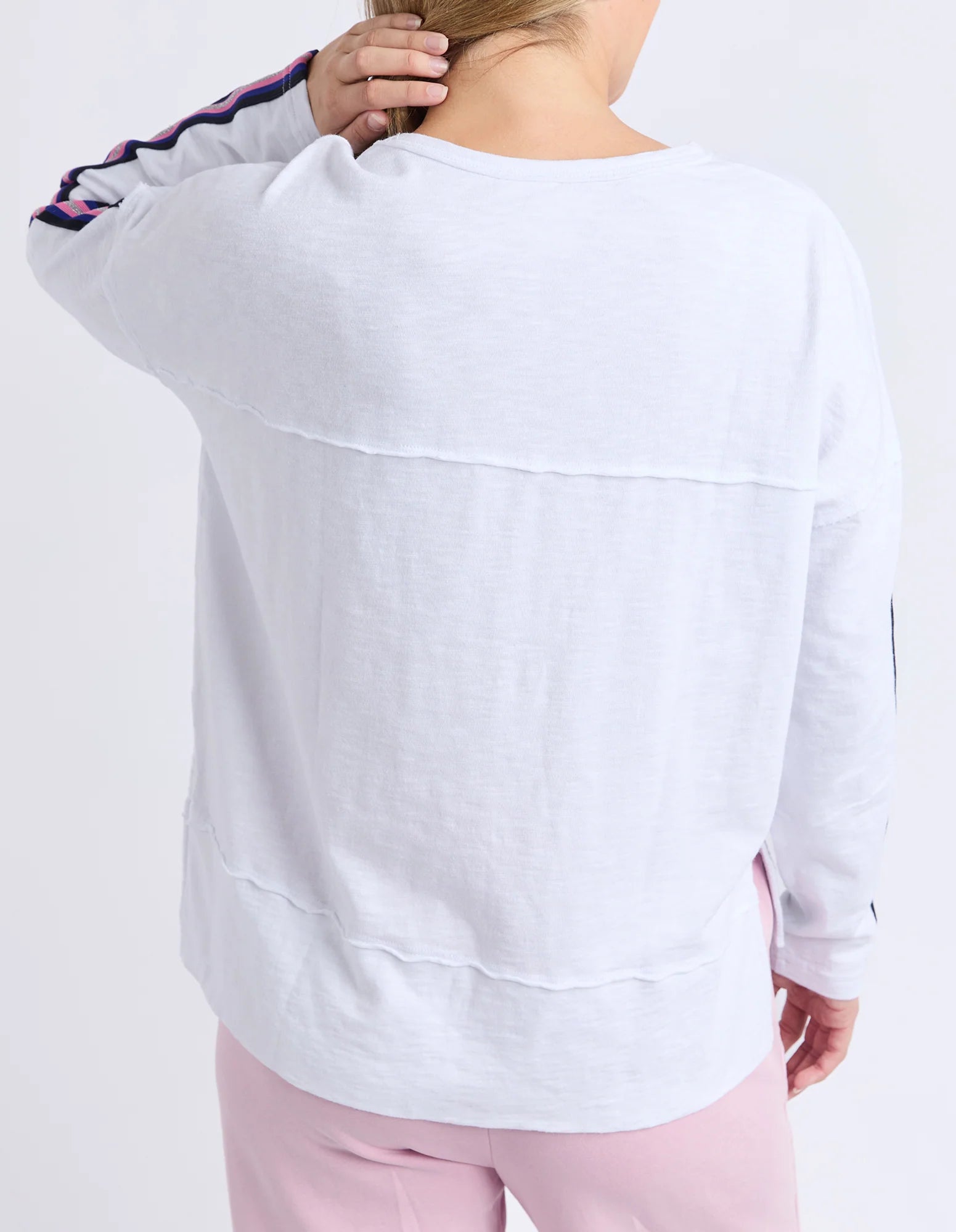 Foxwood - RACER THROW ON TEE - WHITE
