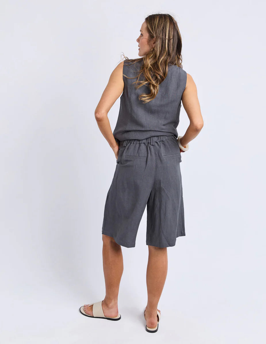 Foxwood - PEYTON SHORT - CHARCOAL