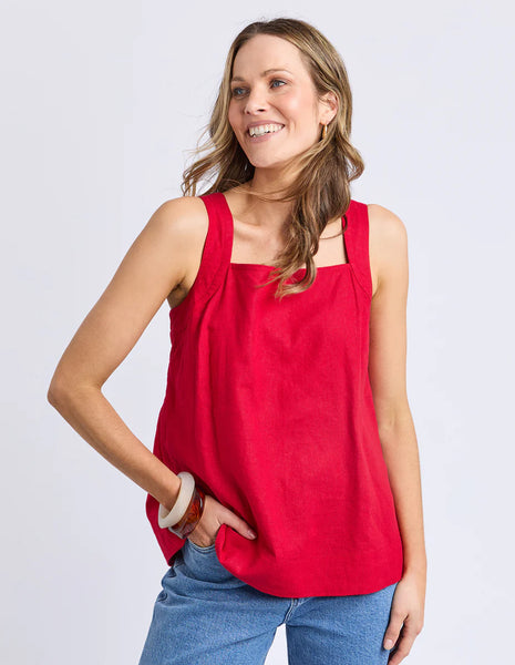 Foxwood - LOURDES TOP - CRIMSON