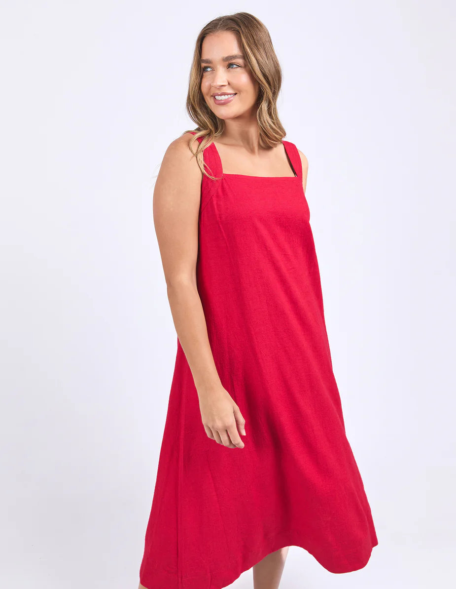 Foxwood - LOURDES DRESS - CRIMSON