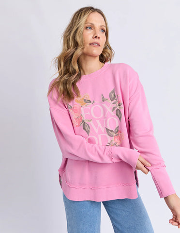 Foxwood - WILD ROSE CREW - BUBBLEGUM PINK