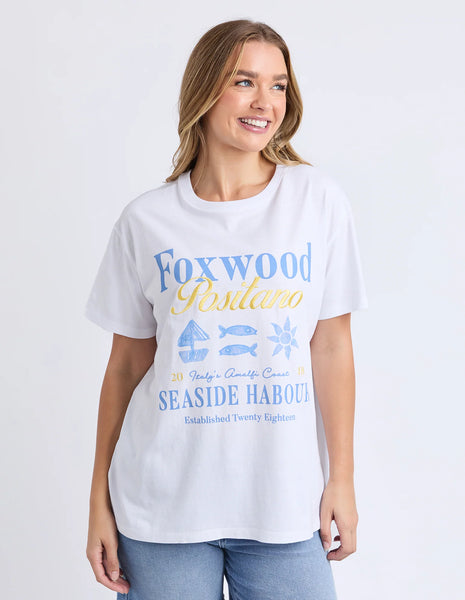 Foxwood - POSITANO TEE - WHITE