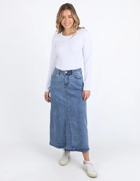 Foxwood - PARSONS COMFORT SKIRT - CLASSIC WASH