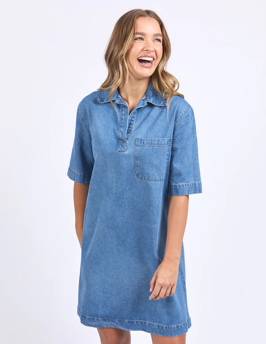 Foxwood - MONTE SHIRT DRESS - BLUE