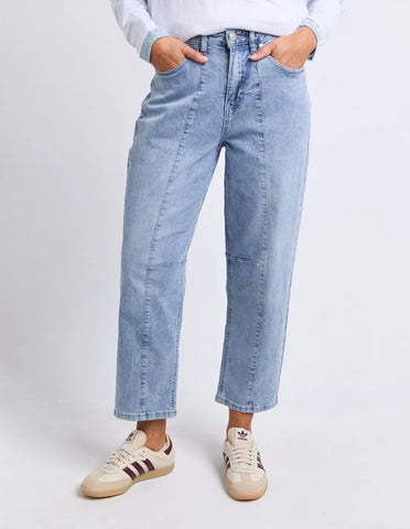 Foxwood - AMBROSE BARREL JEAN - LIGHT BLUE