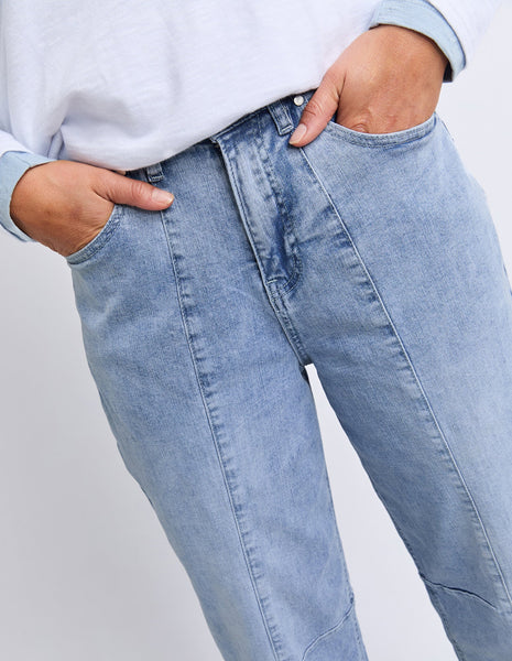 Foxwood - AMBROSE BARREL JEAN - LIGHT BLUE