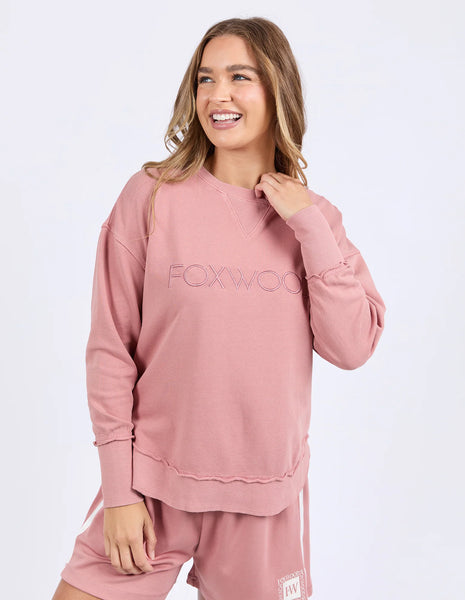 Foxwood - Simplified Crew - DUSTY ROSE