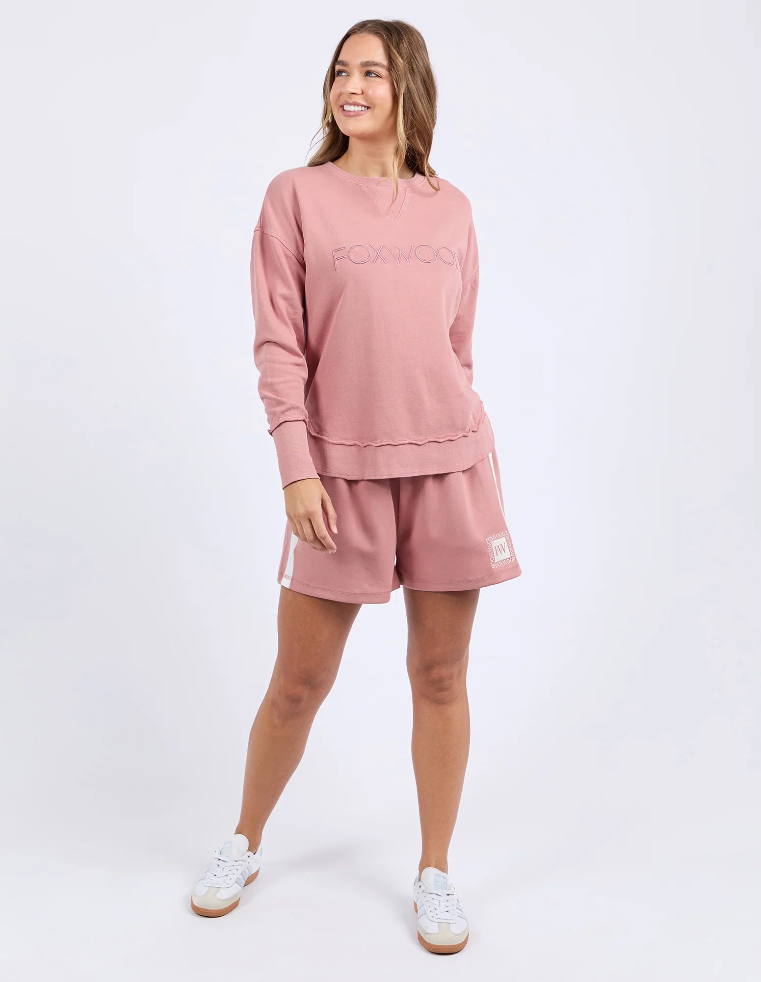 Foxwood - Simplified Crew - DUSTY ROSE