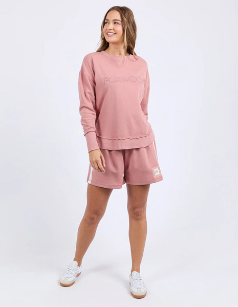 Foxwood - Simplified Crew - DUSTY ROSE