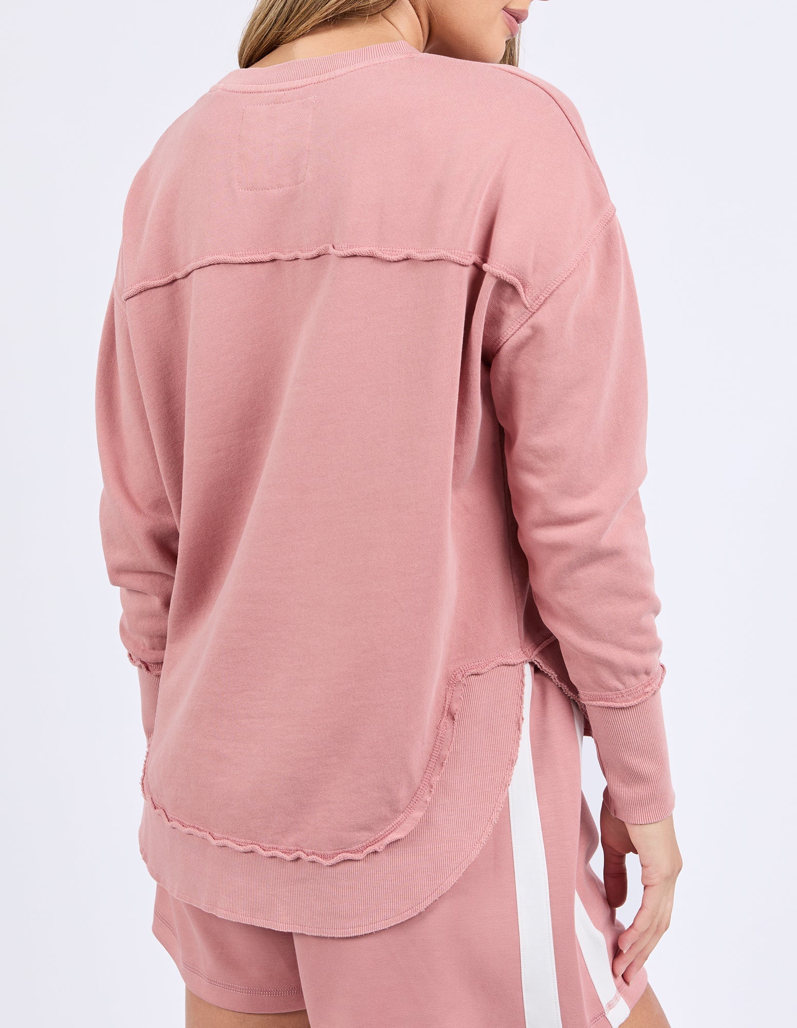 Foxwood - Simplified Crew - DUSTY ROSE