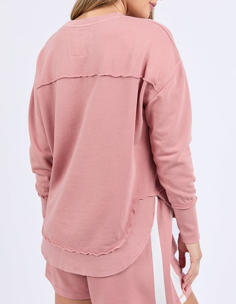 Foxwood - Simplified Crew - DUSTY ROSE