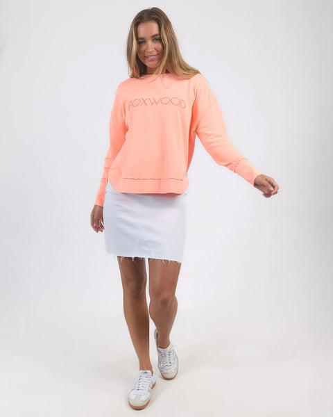 Foxwood - Simplified Crew - NEON PEACH