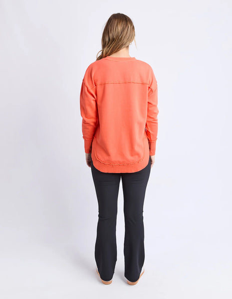 Foxwood - SIMPLIFIED CREW - ORANGE RED