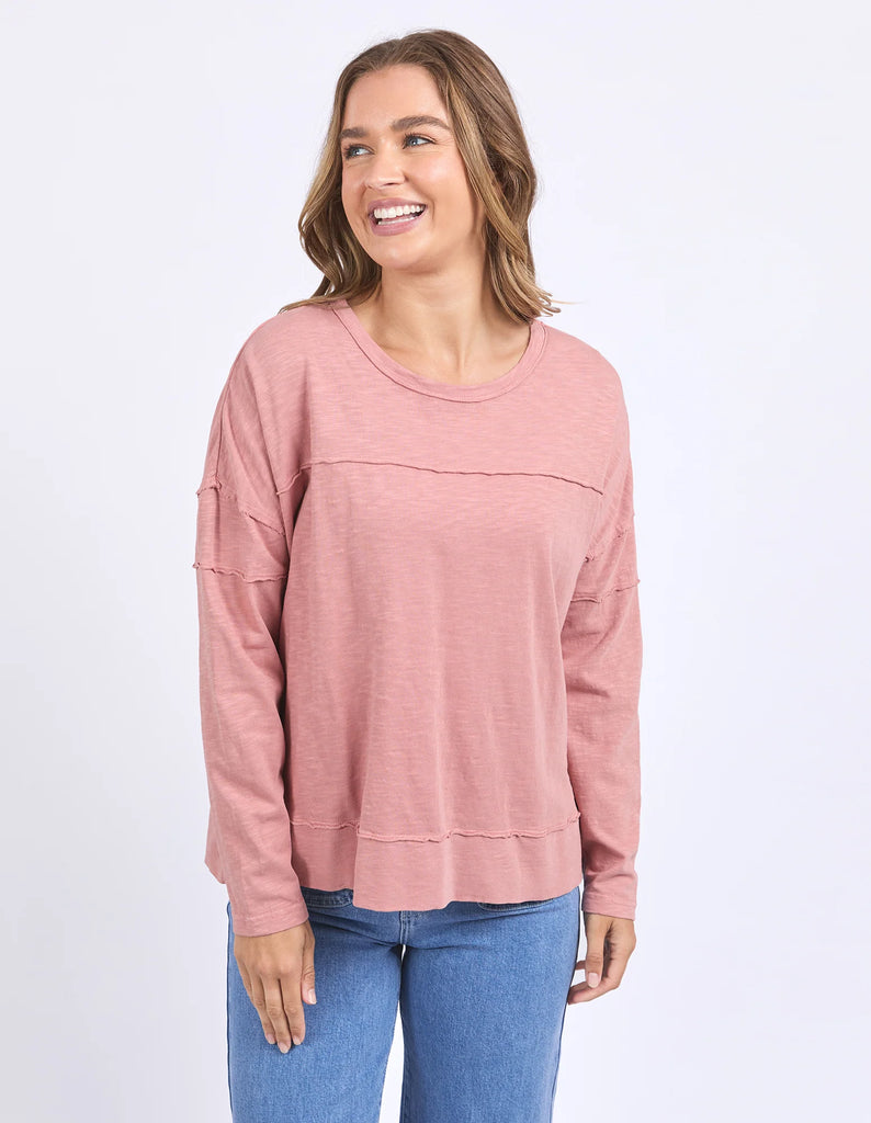 Foxwood - JAYNE THROW ON TOP - ASH ROSE