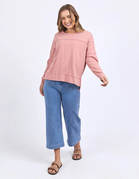 Foxwood - JAYNE THROW ON TOP - ASH ROSE