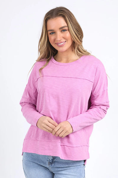 Foxwood - JAYNE THROW ON TOP - FUCHSIA