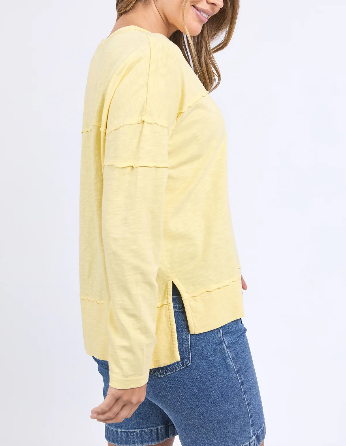 Foxwood - JAYNE THROW ON TOP - LEMON
