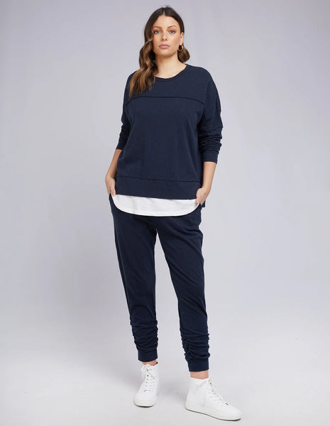 Foxwood - JAYNE THROW ON TOP - NAVY