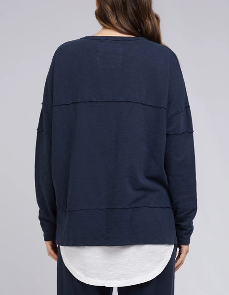 Foxwood - JAYNE THROW ON TOP - NAVY