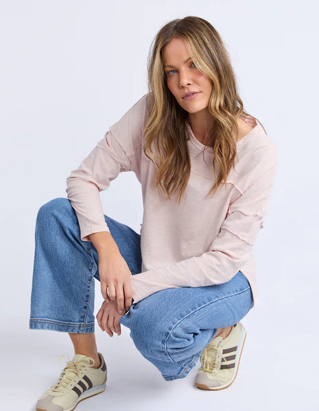 Foxwood - JAYNE THROW ON TOP - PALE PINK