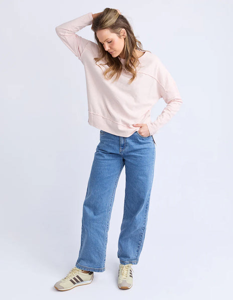 Foxwood - JAYNE THROW ON TOP - PALE PINK