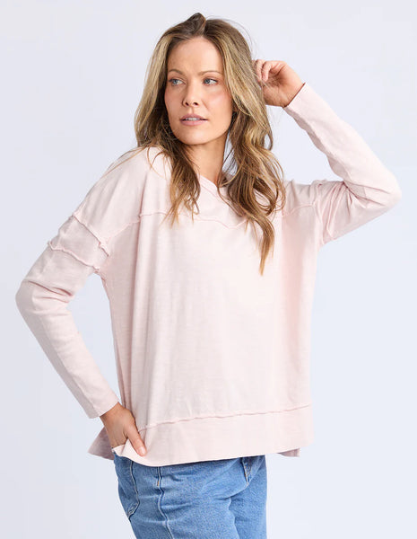 Foxwood - JAYNE THROW ON TOP - PALE PINK