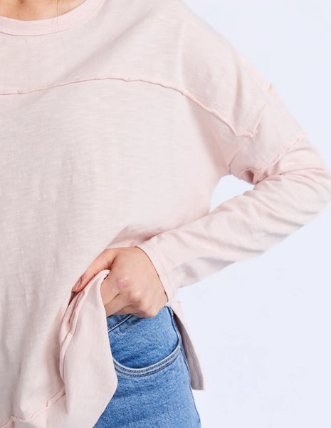 Foxwood - JAYNE THROW ON TOP - PALE PINK