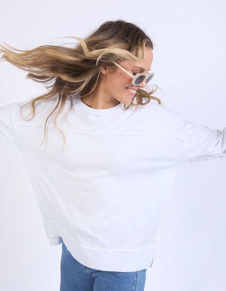 Foxwood - JAYNE THROW ON TOP - WHITE