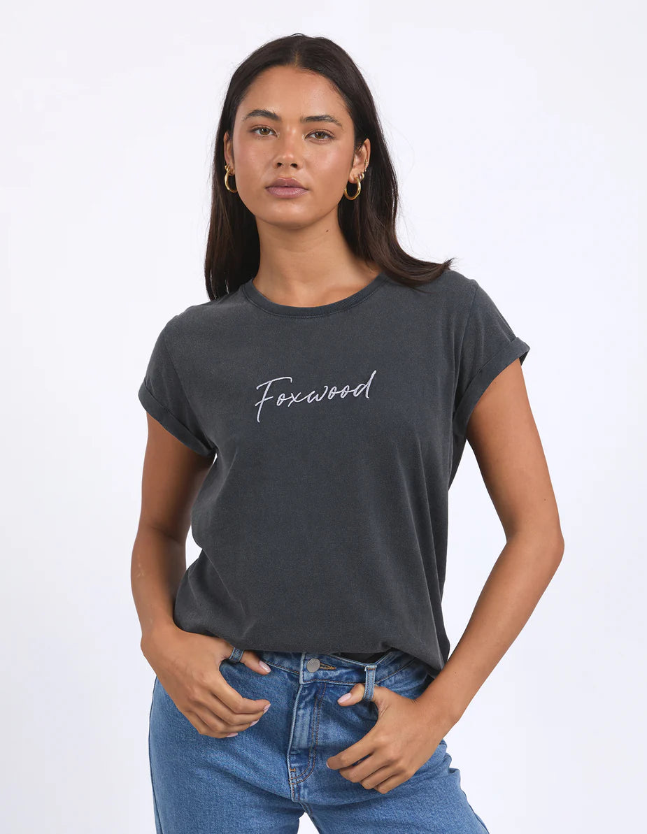 Foxwood - SIGNATURE TEE - BLACK