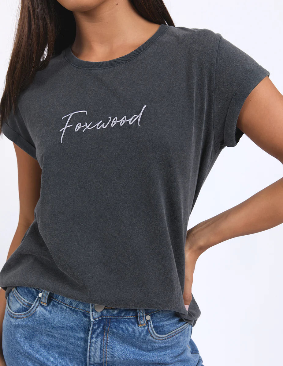 Foxwood - SIGNATURE TEE - BLACK